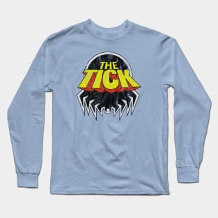 Distressed The Tick Logo Long Sleeve T-Shirt